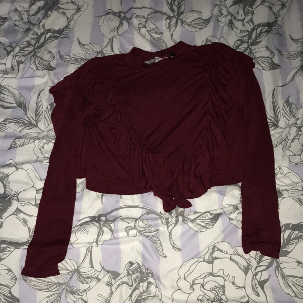 Long Sleeve Crop Top